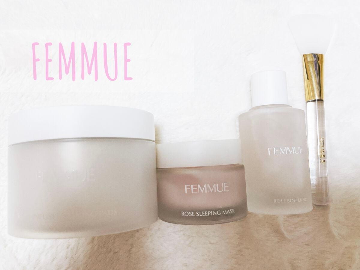 ローズウォーター スリーピングマスク/FEMMUE/フェイスクリームを使ったクチコミ(1枚目)
