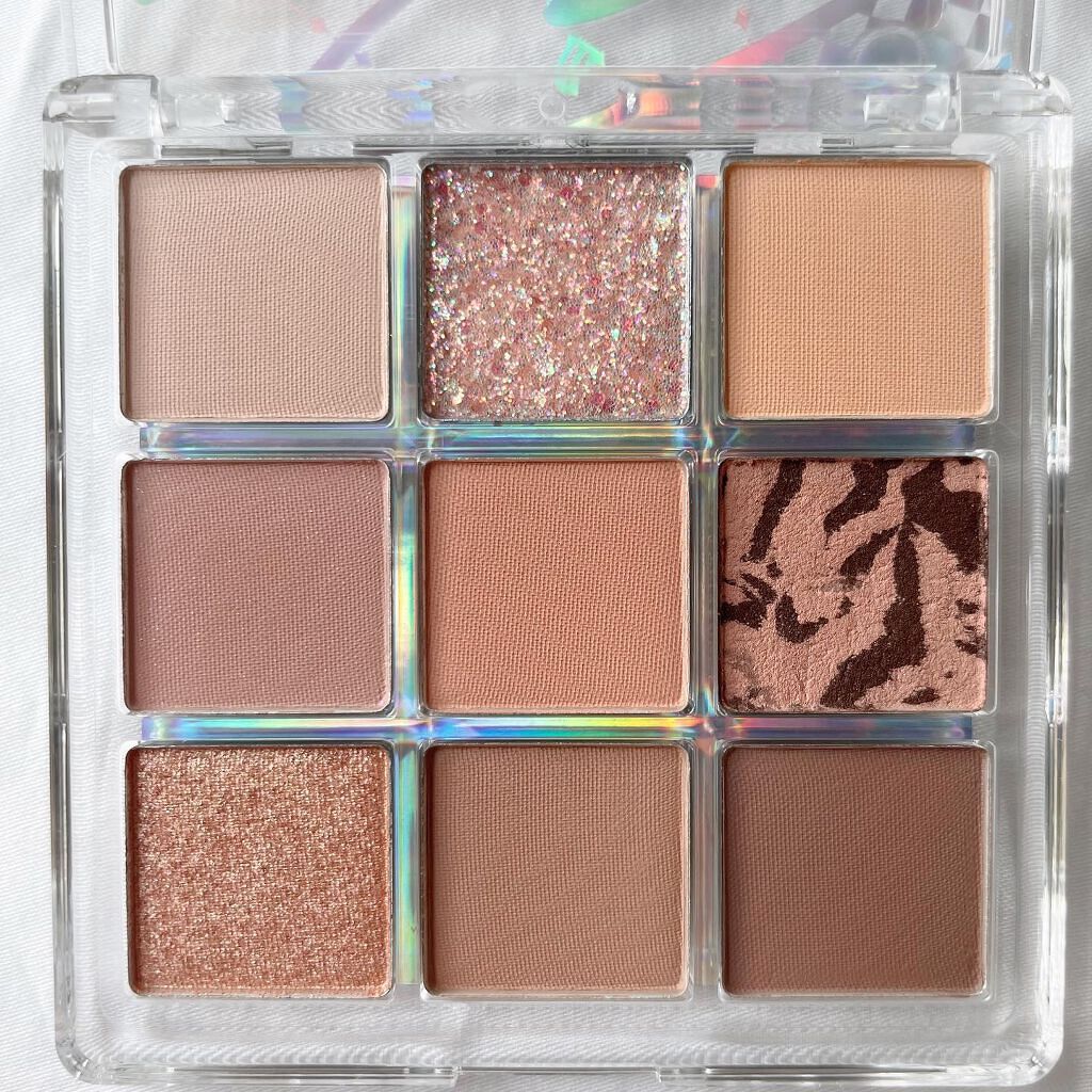 クォーツ 9色アイシャドウパレット(ドリームランドアイシャドウ)/ZEESEA/アイシャドウパレットを使ったクチコミ(4枚目)