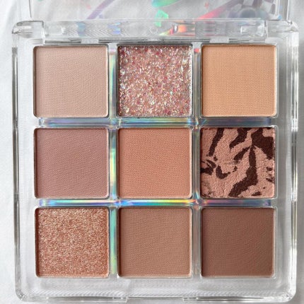 クォーツ 9色アイシャドウパレット(ドリームランドアイシャドウ)/ZEESEA/アイシャドウパレットを使ったクチコミ(4枚目)