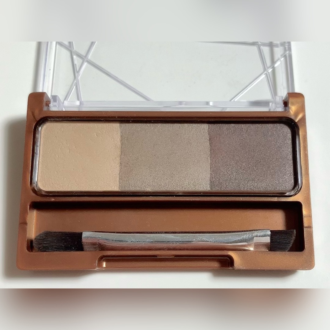 ノーズ＆アイブロウパウダー 03 オリーブ/CEZANNE/パウダーアイブロウを使ったクチコミ（2枚目）