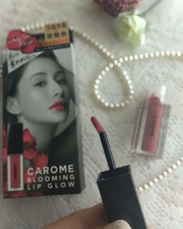 CAROME. ブルーミングリップグロウのクチコミ「
CAROME BLOOMING LIP GLOW
レディライクローズを使ってみたよ♪

ダレ.....」（3枚目）