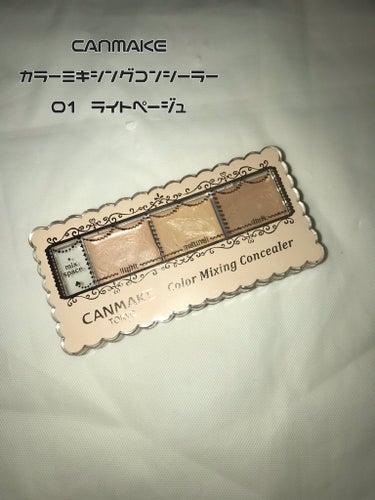 カラーミキシングコンシーラー/キャンメイク/パレットコンシーラーを使ったクチコミ（1枚目）