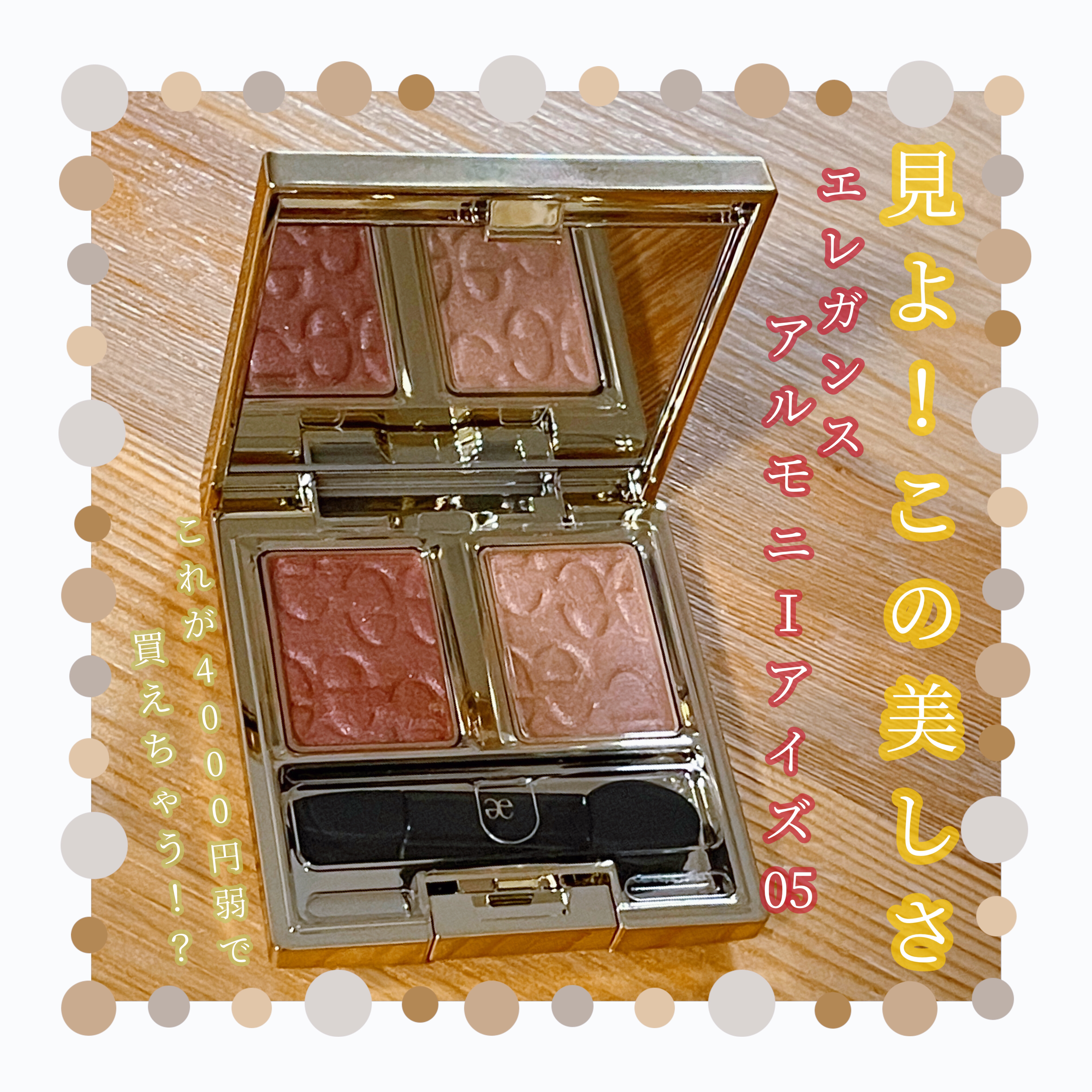 エレガンス アルモニーアイズ 05/Elégance/アイシャドウパレットを使ったクチコミ（1枚目）