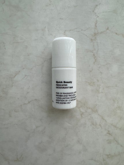 QB 薬用デオドラントバー 40C/クイックビューティー/デオドラント・制汗剤を使ったクチコミ(1枚目)