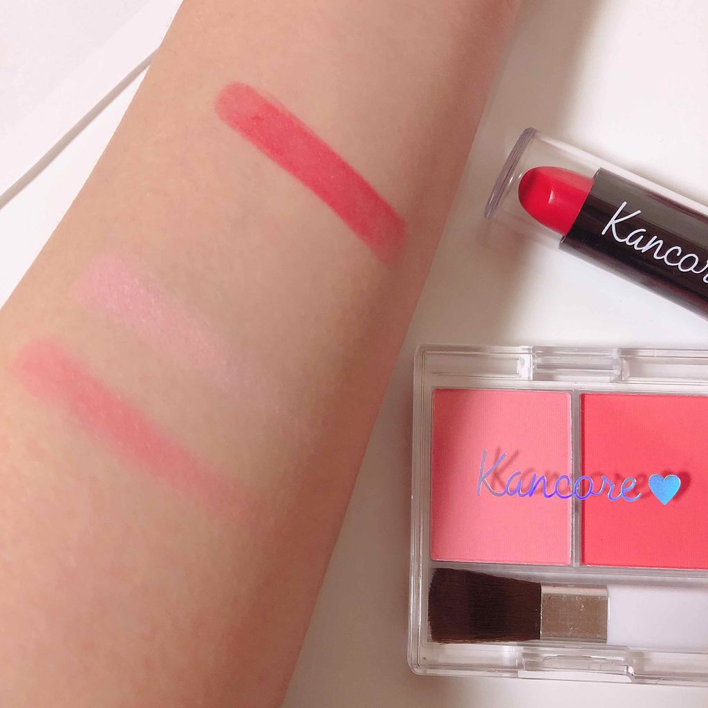 カンコレ リップスティック/DAISO/口紅を使ったクチコミ（3枚目）