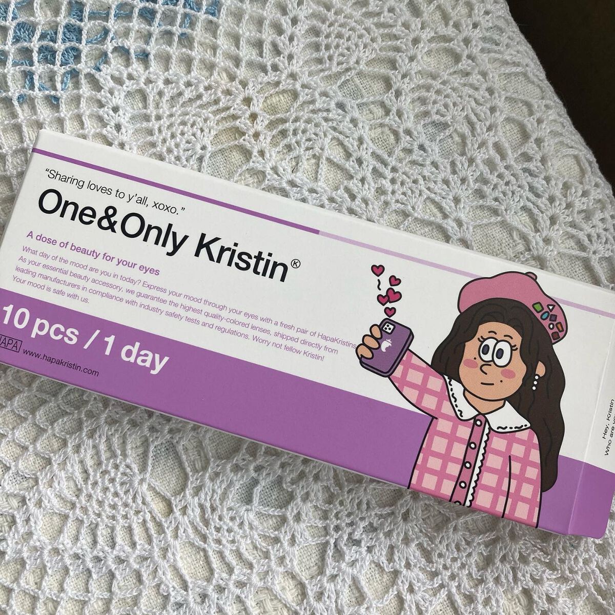 One & Only Kristin/Hapa kristin/カラーコンタクトレンズを使ったクチコミ(2枚目)