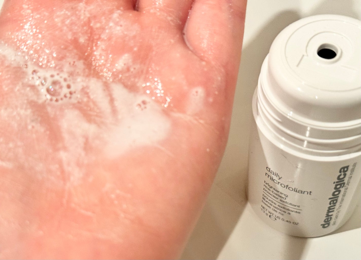 デイリーマイクロフォリエント/ダーマロジカ/洗顔パウダーを使ったクチコミ(4枚目)