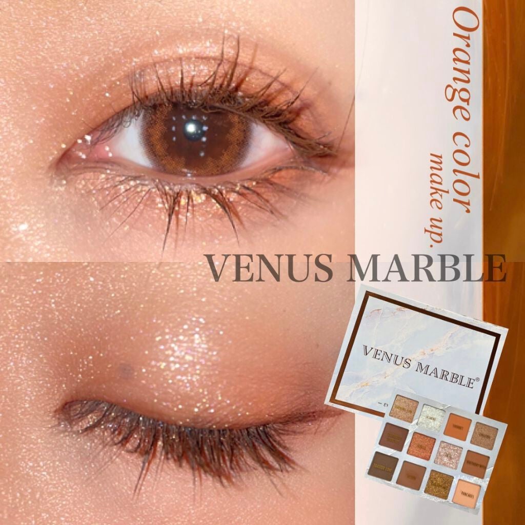ヴィーナスマーブル12色アイシャドウパレット/Venus Marble/アイシャドウパレットを使ったクチコミ(1枚目)