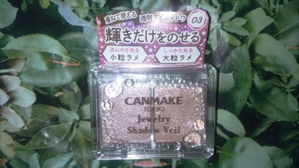 ジュエリーシャドウベール 03 ベビーローズ/キャンメイク/アイシャドウパレットを使ったクチコミ(1枚目)