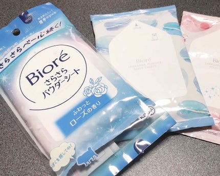 さらさらパウダーシート さわやかせっけんの香り/ビオレ/ボディシートを使ったクチコミ(1枚目)