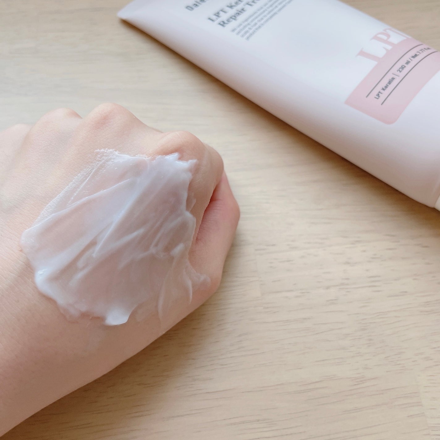 LPTケラチンリペアトリートメント/Daleaf/洗い流すヘアトリートメントを使ったクチコミ(5枚目)