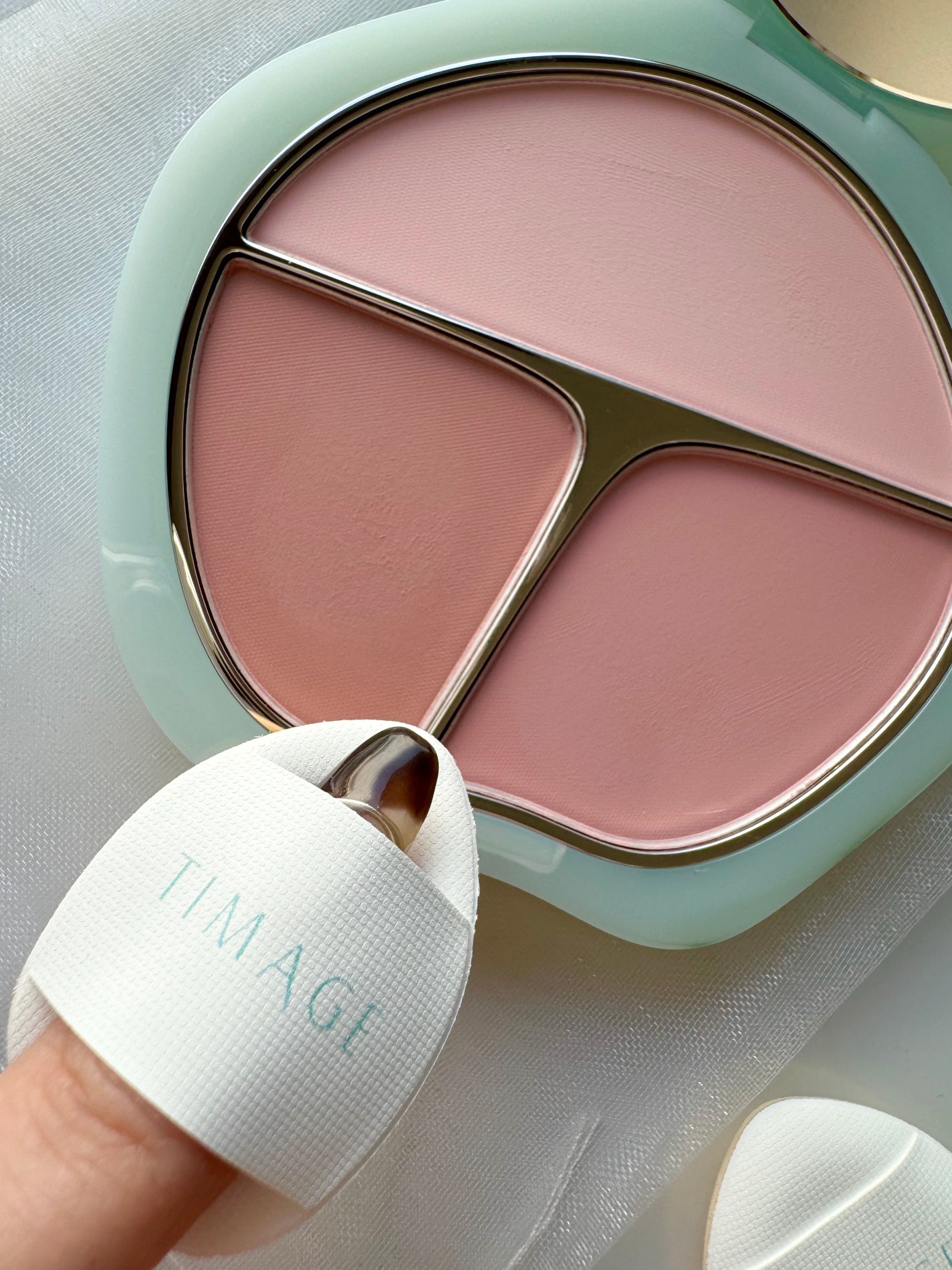 TIMAGE 3色チークパレット/TIMAGE/パウダーチークを使ったクチコミ(5枚目)