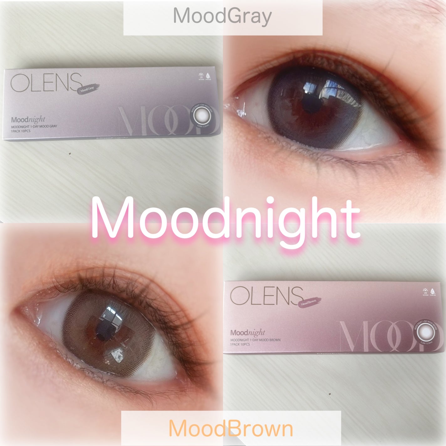 Moodnight 1day/OLENS/カラーコンタクトレンズを使ったクチコミ(1枚目)