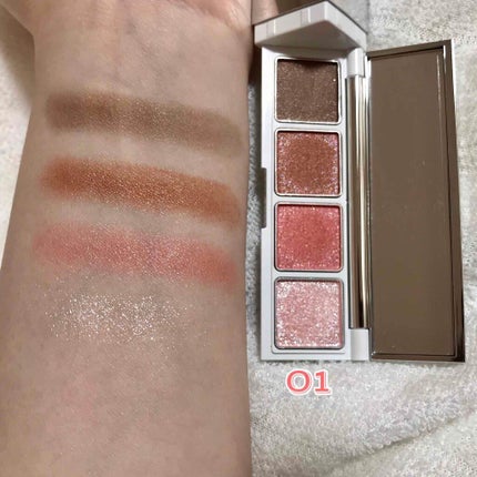 RMK ザ ベーシック4アイズのクチコミ「RMK
♡ザ ベーシック4アイズ♡
.
✏︎01
ブラウンから柔らかいピンクまで
幅開く入って.....」(3枚目)