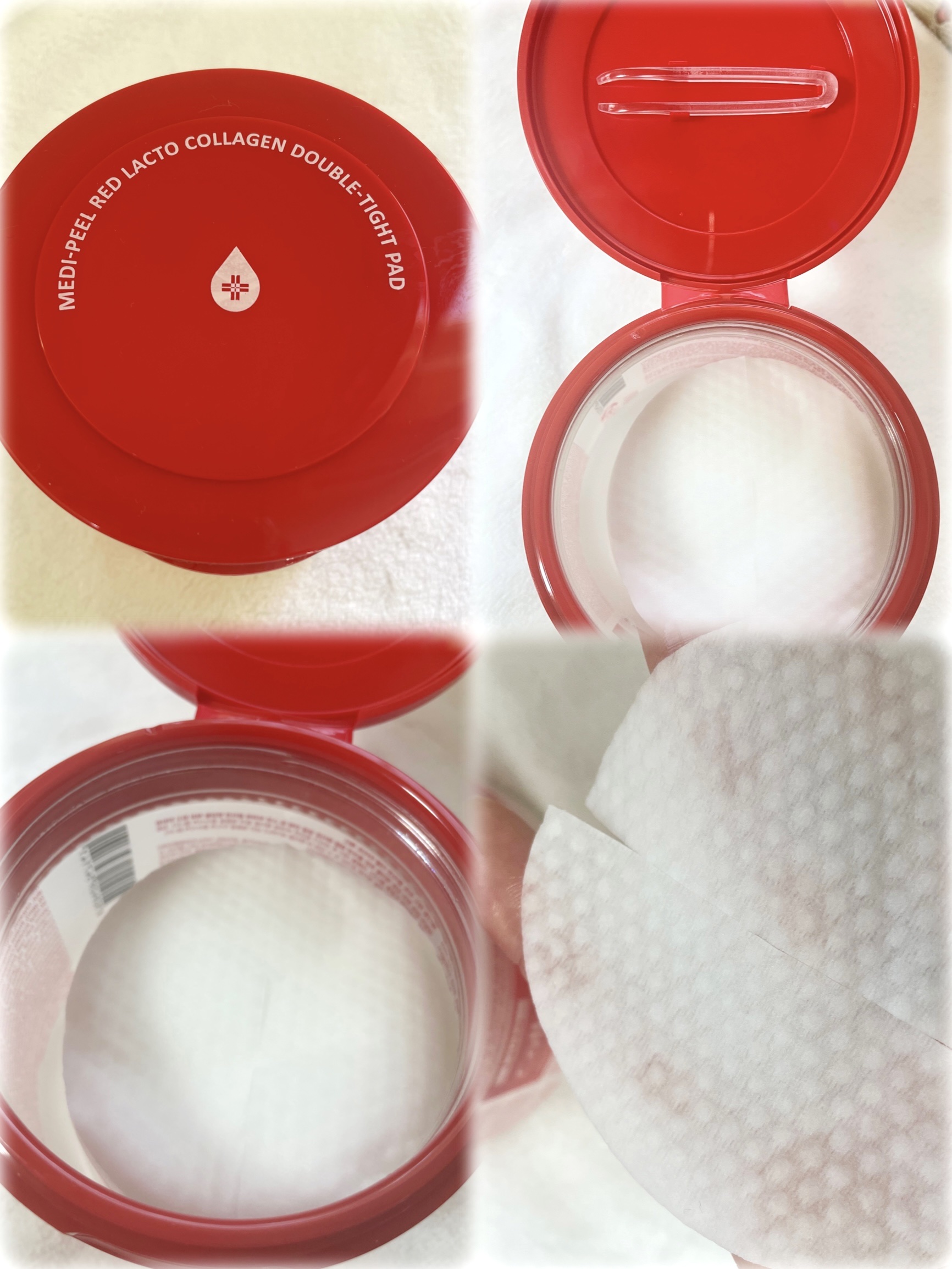 レッドラクトコラーゲンダブルタイトパッド/MEDIPEEL/トナーパッドを使ったクチコミ（2枚目）