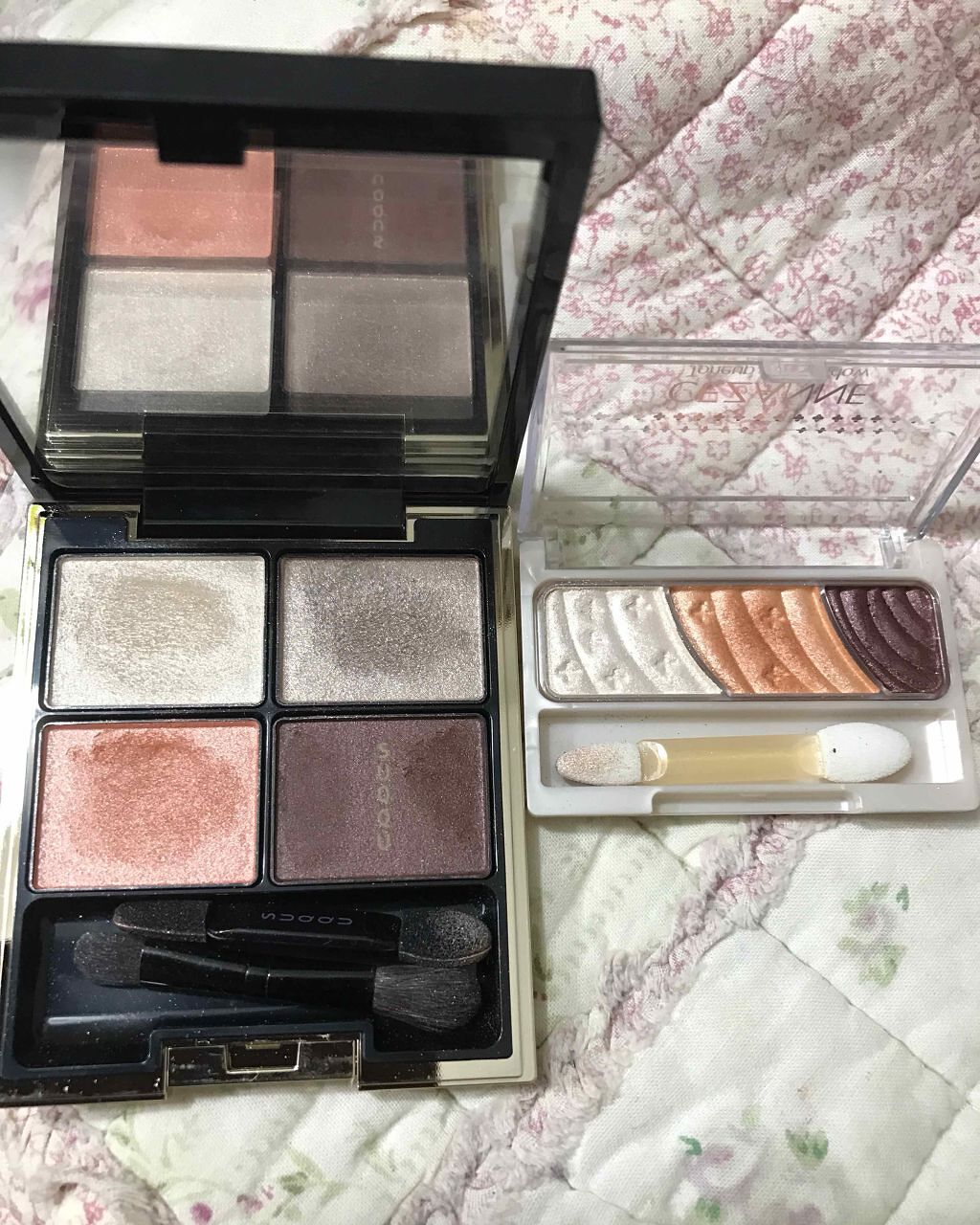 トーンアップアイシャドウ/CEZANNE/アイシャドウパレットを使ったクチコミ（1枚目）