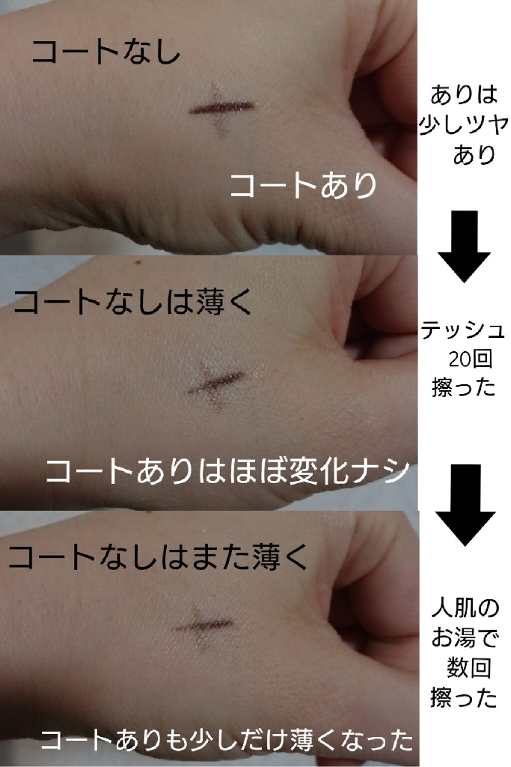 アイライナーコートN/メイクキープ/リキッドアイライナーを使ったクチコミ(3枚目)