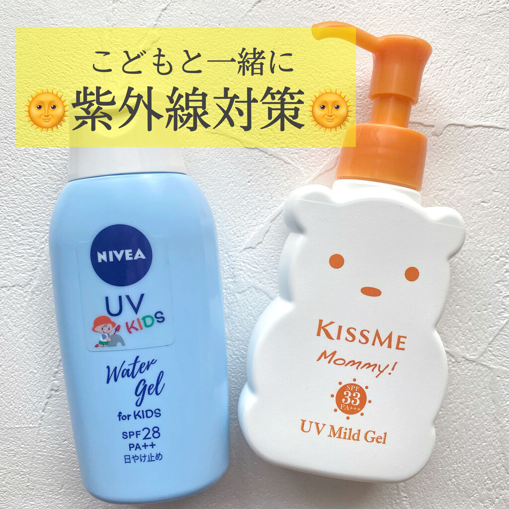ニベアUV ウォータージェル こども用 SPF28/ニベア/日焼け止めジェルを使ったクチコミ（1枚目）