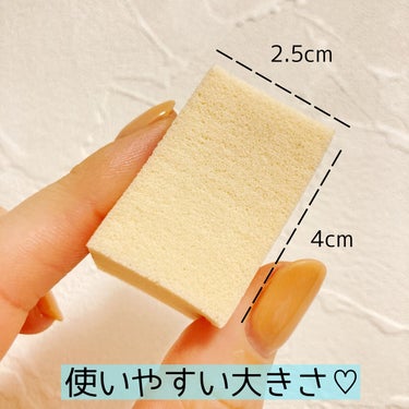 fillimilli SOFT MAKEUP SPONGEのクチコミ「
fillimilli フィリミリ
SOFT MAKEUP SPONGE ふわふわピーススポン.....」（3枚目）