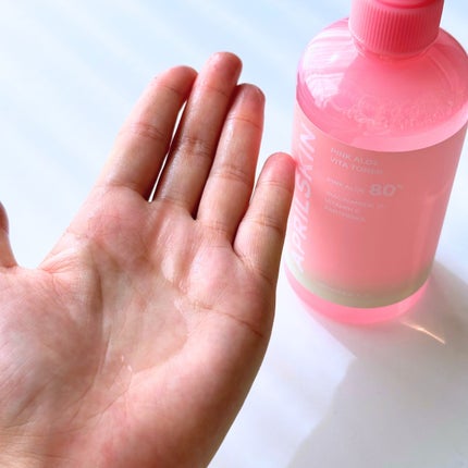 ピンクアロエビタトナー/APRILSKIN/化粧水を使ったクチコミ(3枚目)