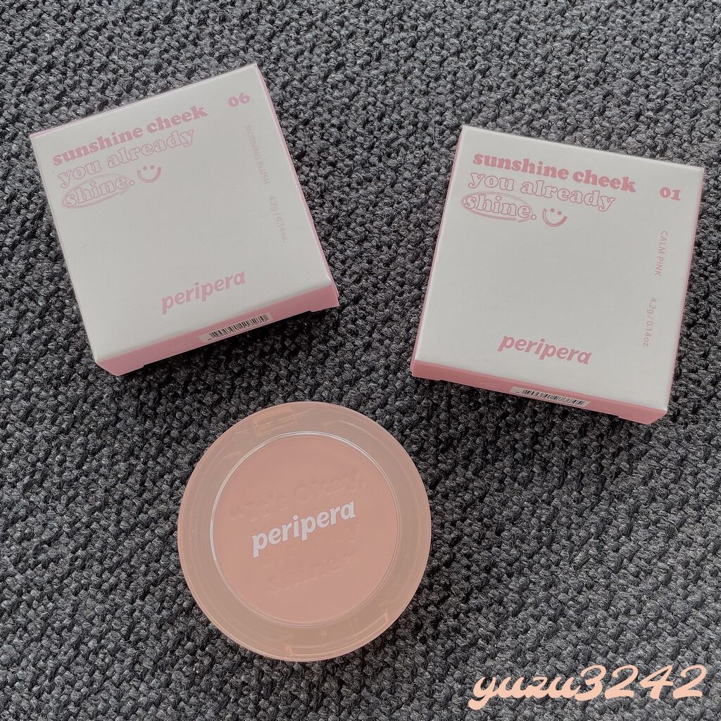 ピュア ブラッシュド サンシャイン チーク/PERIPERA/パウダーチークを使ったクチコミ（1枚目）