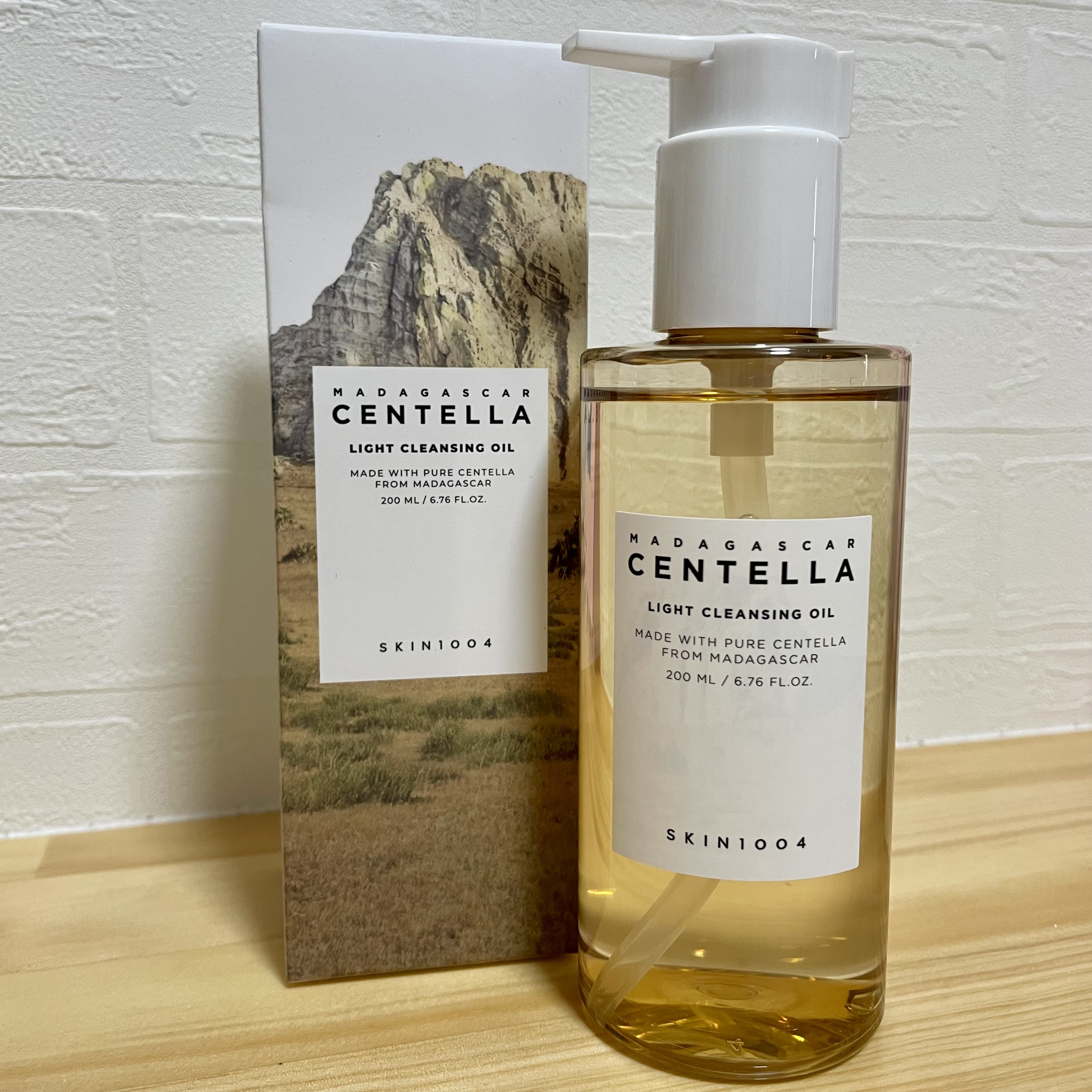 センテラ ライトクレンジングオイル/SKIN1004/オイルクレンジングを使ったクチコミ（1枚目）