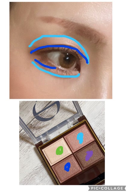 スキニーリッチシャドウ/excel/アイシャドウパレットを使ったクチコミ(5枚目)