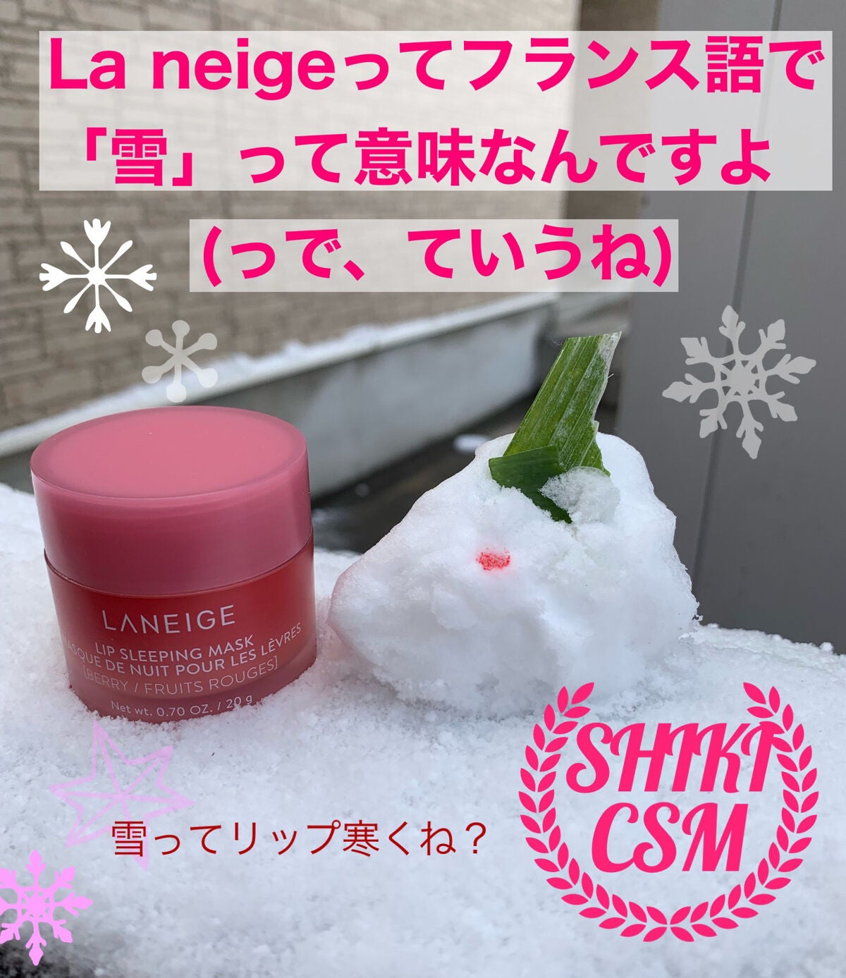 リップスリーピングマスク/LANEIGE/リップバームを使ったクチコミ(1枚目)