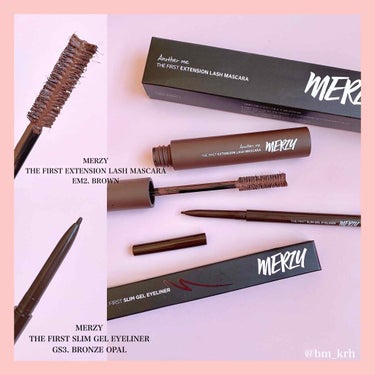 THE FIRST EXTENSION LASH MASCARA ブラウン/MERZY/マスカラを使ったクチコミ（3枚目）