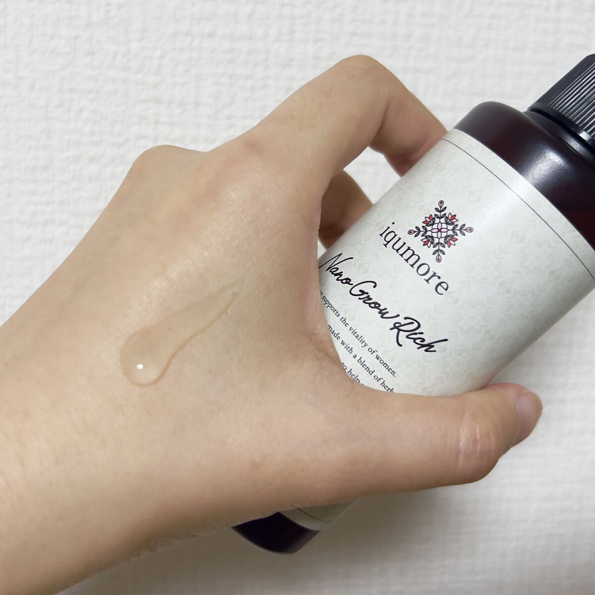 ナノグロウリッチ/iqumore/頭皮ローションを使ったクチコミ（1枚目）