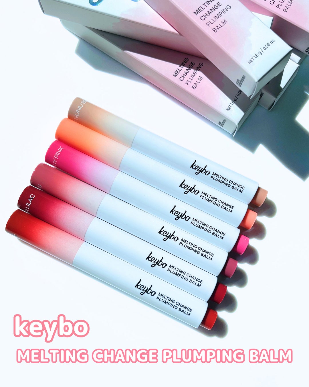 MELTING CHANGE PLUMPING BALM/keybo/口紅を使ったクチコミ(2枚目)