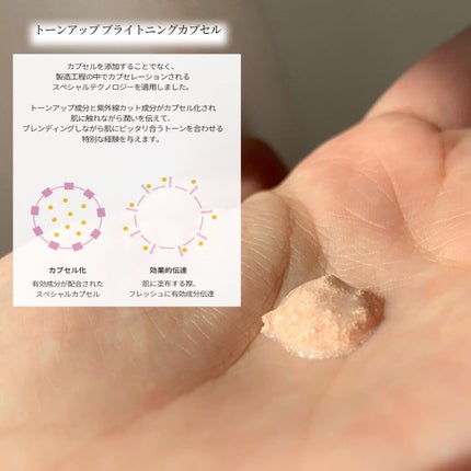 ビタミントーンアップサンセラム/VELY VELY/日焼け止めローションを使ったクチコミ(2枚目)