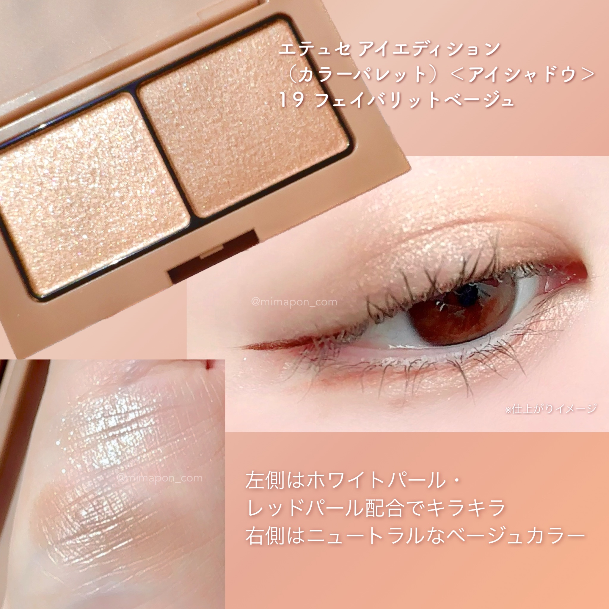 エテュセ アイエディション(カラーパレット)/ettusais/アイシャドウパレットを使ったクチコミ（3枚目）