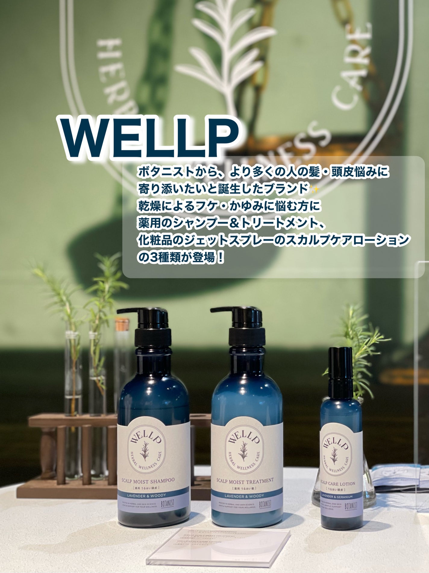薬用スカルプケアシャンプー/トリートメント モイスト/WELLP/市販シャンプーを使ったクチコミ(1枚目)