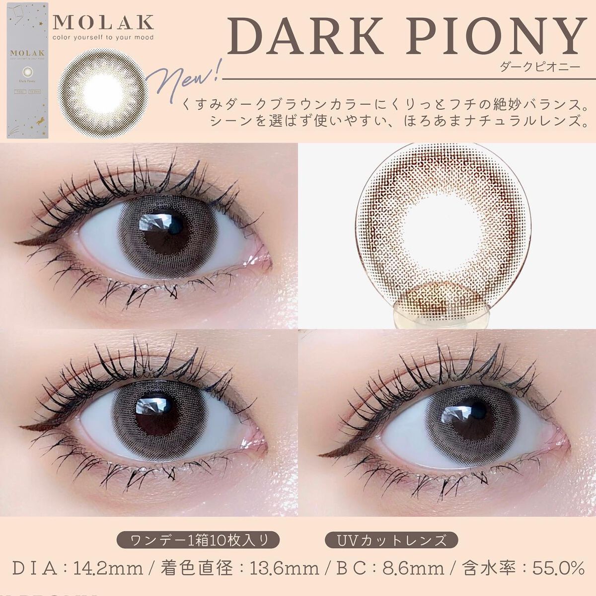 MOLAK 1day/MOLAK/ワンデー(1DAY)カラコンを使ったクチコミ(2枚目)