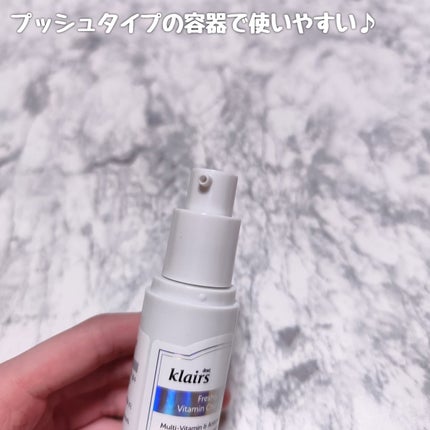 ãã¬ãã·ã¥ãªãŒãžã¥ãŒã¹ããã¿ãã³Eãã¹ã¯(90g)/Klairs/ãã§ã€ã¹ã¯ãªãŒã ã䜿ã£ãã¯ãã³ãïŒ3æç®ïŒ