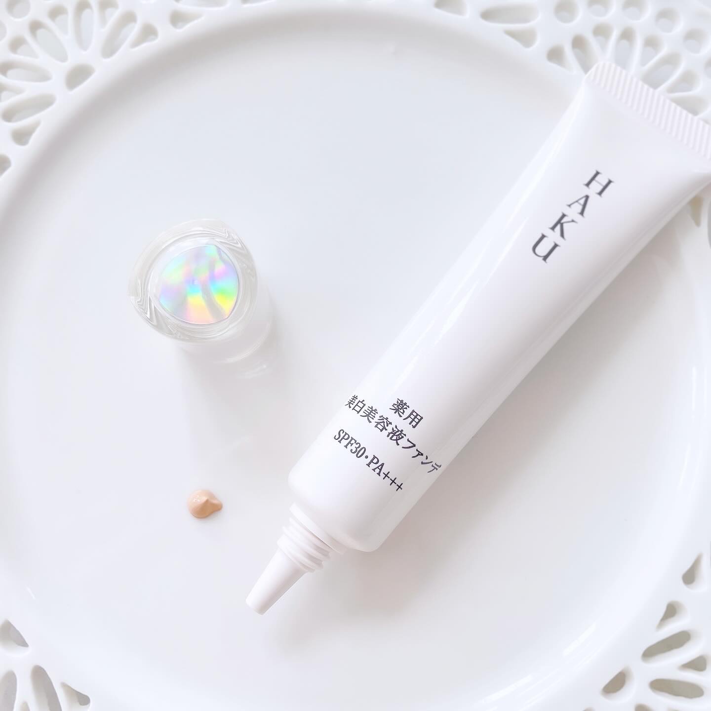 薬用 美白美容液ファンデ（医薬部外品）/HAKU/クリーム・エマルジョンファンデーションを使ったクチコミ（2枚目）