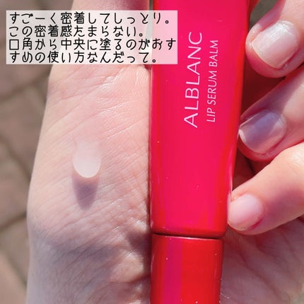 アルブラン リップセラムバーム/ALBLANC/リップバームを使ったクチコミ(3枚目)