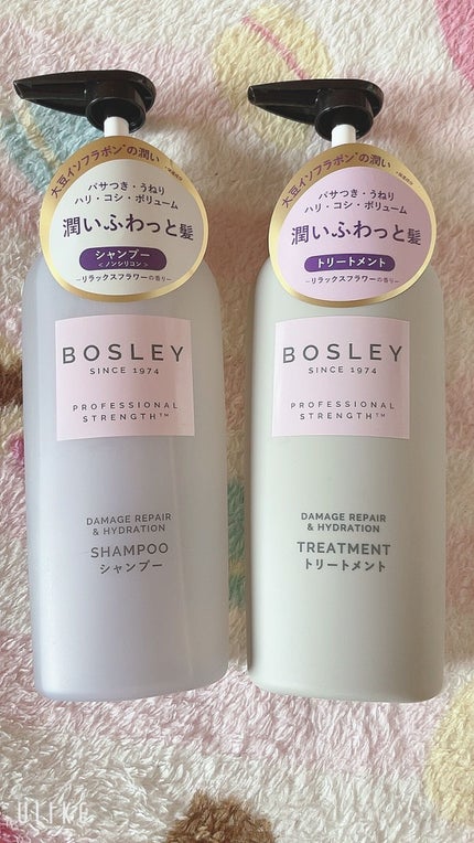シャンプー/ ヘアトリートメント リラックスフラワーの香り/ボズレー/市販シャンプーを使ったクチコミ(1枚目)