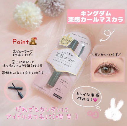 キングダム 束感カールマスカラ/キングダム/マスカラを使ったクチコミ(1枚目)