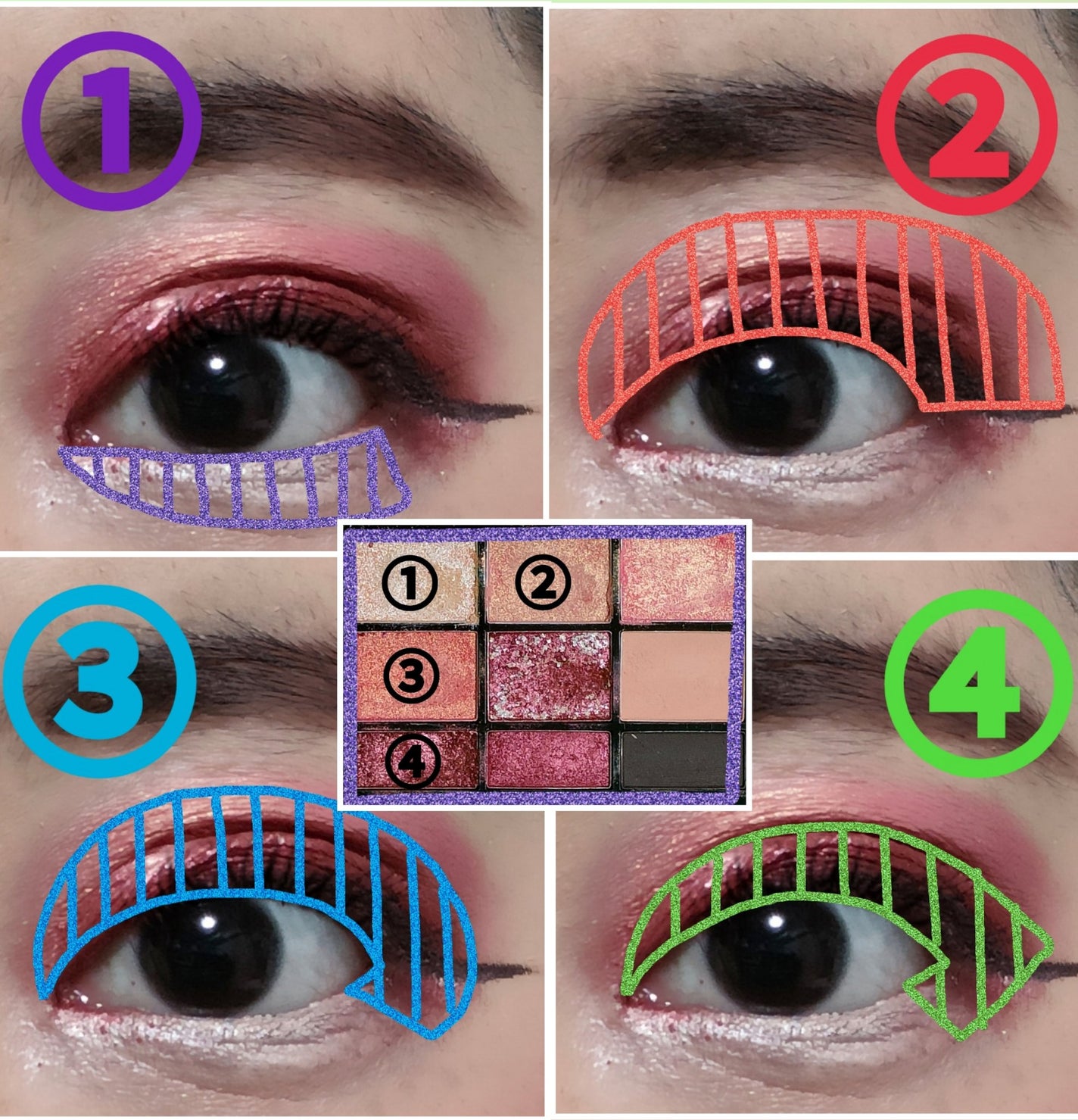 限定 リアルラスティング グリッターシャドウ/K-パレット/単色アイシャドウを使ったクチコミ(7枚目)