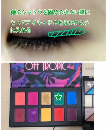 オフトロピック シャドウ パレット/NYX Professional Makeup/アイシャドウパレットを使ったクチコミ（3枚目）