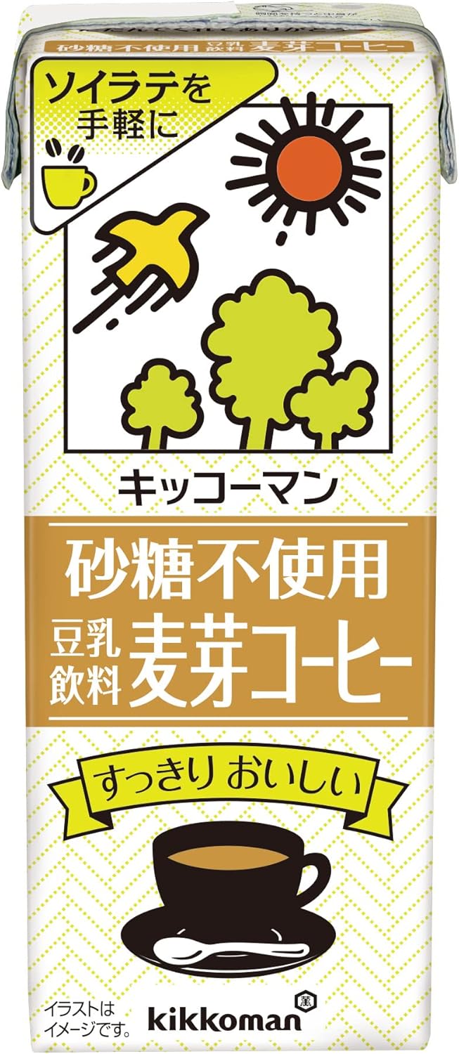 砂糖不使用 豆乳飲料 麦芽コーヒー
