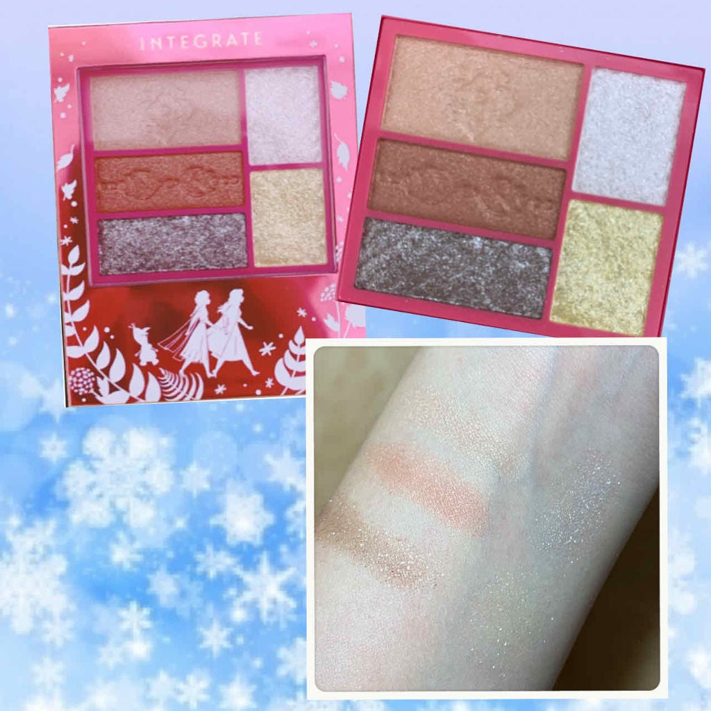 トリプルレシピアイズ/インテグレート/アイシャドウパレットを使ったクチコミ(2枚目)