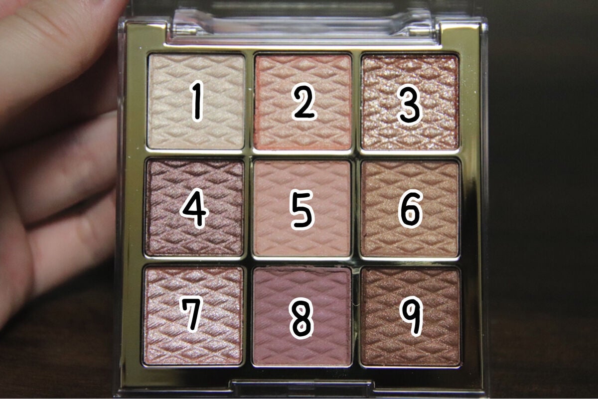 ソフトクレイビームアイシャドウパレット/AMIOK/ジェル・クリームアイシャドウを使ったクチコミ(3枚目)