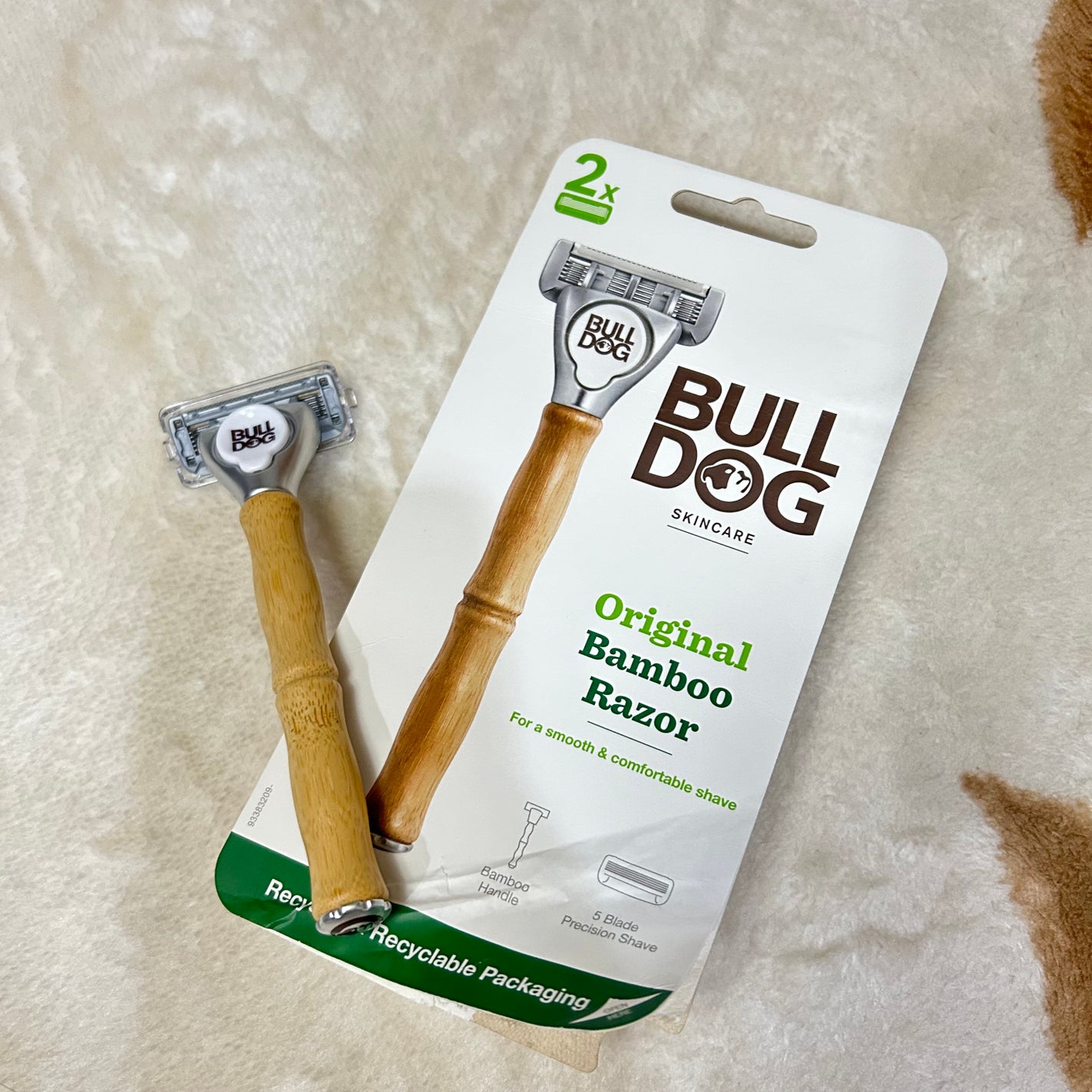 ブルドッグ オリジナル バンブーホルダー/ブルドッグ スキンケア フォーメン/シェーバーを使ったクチコミ(1枚目)