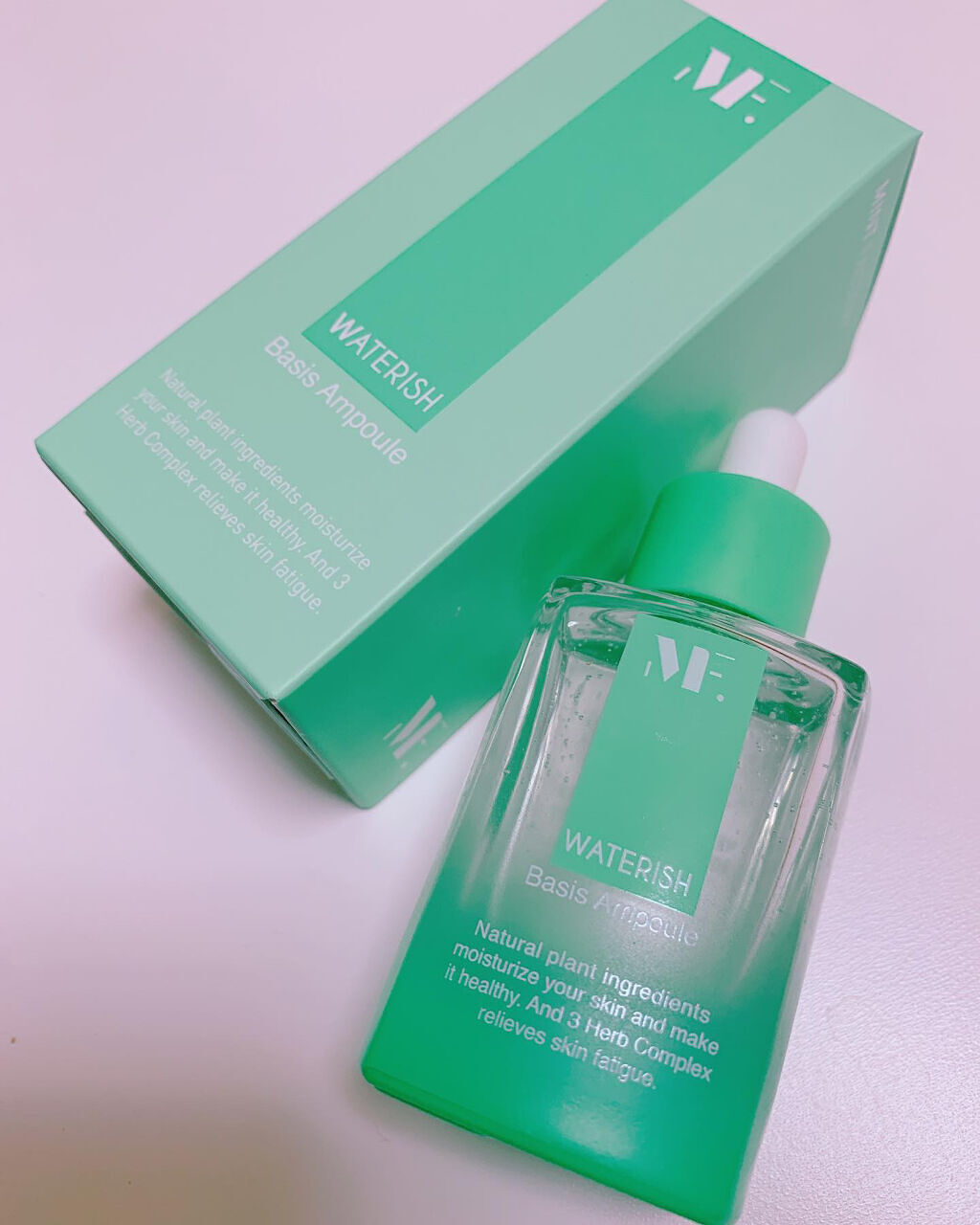 ウォータリッシュベーシスアンプル/MINT FACTORY/美容液を使ったクチコミ（1枚目）