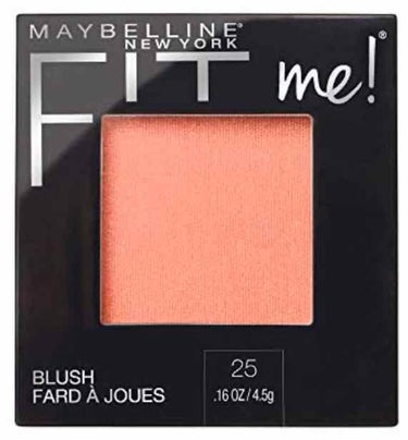 フィットミー ブラッシュ/MAYBELLINE NEW YORK/パウダーチークを使ったクチコミ（1枚目）