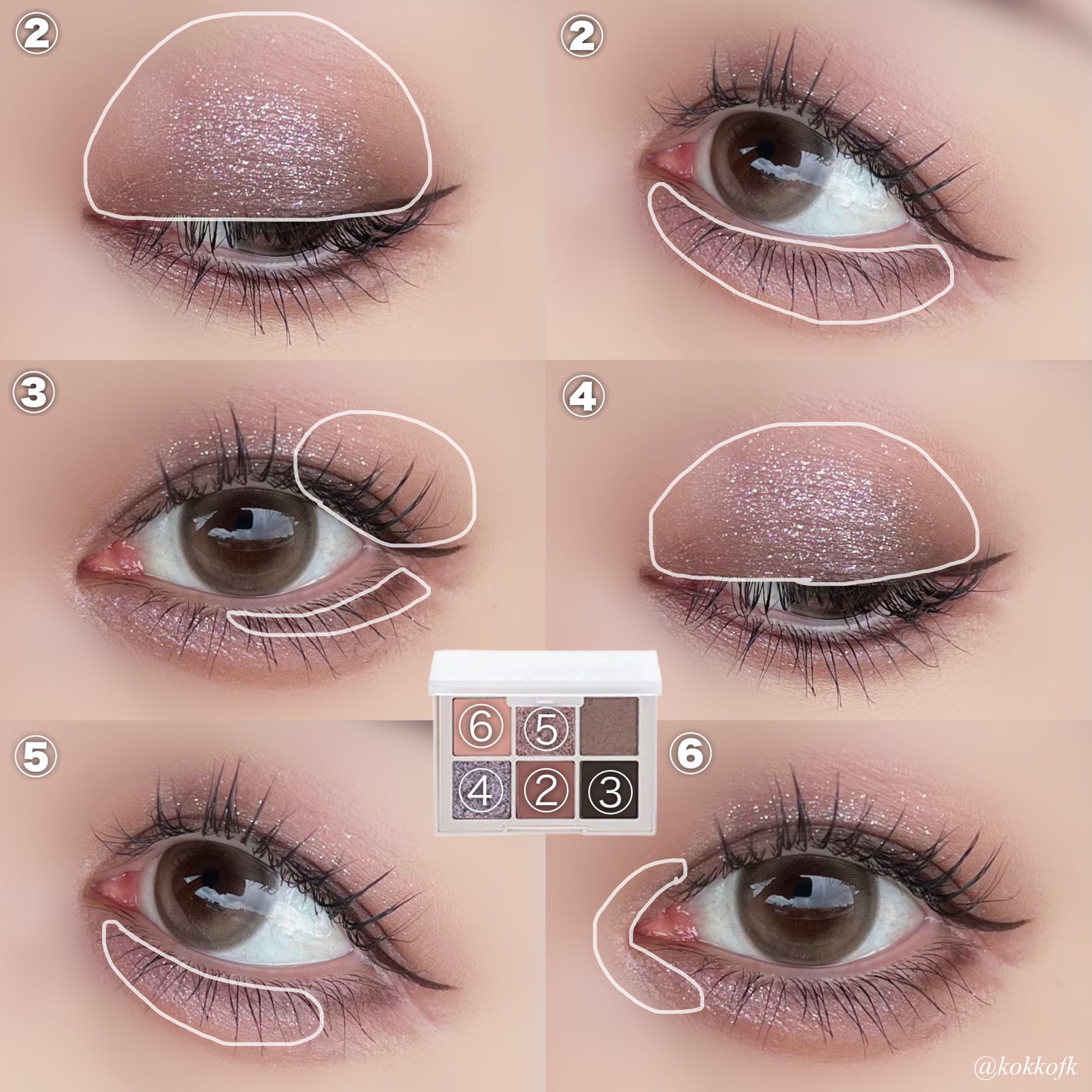 ブラーフィニシュシャドウパレット/Dinto/アイシャドウパレットを使ったクチコミ(6枚目)