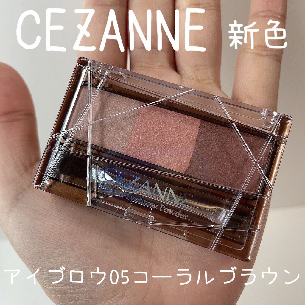 ノーズ＆アイブロウパウダー/CEZANNE/パウダーアイブロウを使ったクチコミ（1枚目）